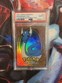1999 Topps Pokemon Dragonair #148 The Movie Edt-rnbw.foil Psa 10 Pop2 - Image 3
