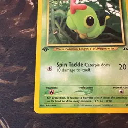 Caterpie 53/75 Pokemon Neo Discovery Common 1st Edition 2001 WOTC TCG - Image 5