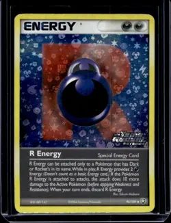 2004 Pokemon EX Team Rocket Returns R Energy Reverse Holo #95/109 - Image 1
