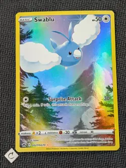 Swablu GG27/GG70 - Crown Zenith Galarian Gallery Holo Pokemon TCG NM - Image 1