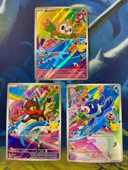 Pokemon TCG: First Partner Illustration Collection - Alola Set - 043, 044, 045 - Image 1