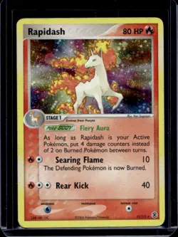 2004 Pokemon EX FireRed & LeafGreen Rapidash Holo #13/112 - Image 1
