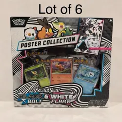 Pokemon TCG Black Bolt And White Flare Poster Collection Box - In Hand - Image 1