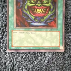 Konami Pot of Greed LOB-119 The Legend of Blue Eyes White Dragon Unlimited Rare - Image 5