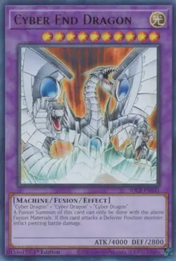 Cyber End Dragon - SDCS-EN041 - Ultra Rare - 1st Edition - Lightly Played - Image 1