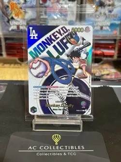 One Piece x Dodgers Collaborative Promo Card Monkey D. Luffy (Sealed) - Image 1
