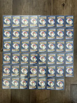 Pokemon Base Set ultd common/uncommon lot (23-69, 80-102) NM/LP + 160card binder - Image 5
