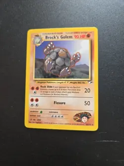 Pokemon Card - Brock's Golem Gym Heroes 20/132 Rare NM-LP - Image 1