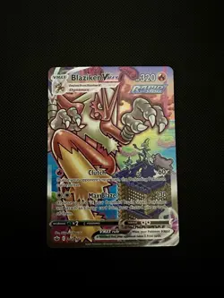 Pokemon TCG Blaziken VMAX Holo Ultra Rare Card Chilling Reign 201/198 - Image 1