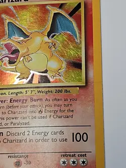 CREASE x2 MP - Charizard 4/102 Base Set 1999 Holo Rare Pokemon TCG Card - Image 4