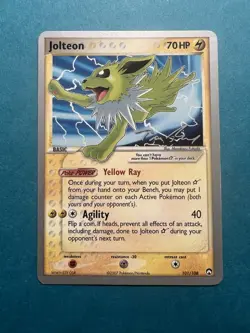 Jolteon Gold Star 101/108 World Championship Deck LP-NM Pokemon Card - Image 2
