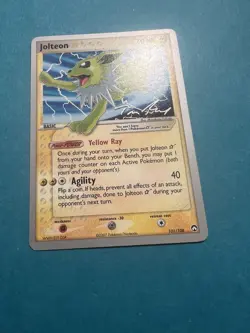 Jolteon Gold Star 101/108 World Championship Deck LP-NM Pokemon Card - Image 4