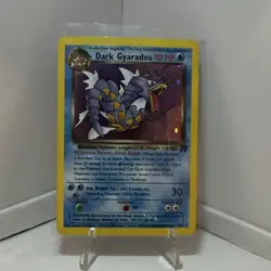 Pokemon Dark Gyarados 8/82 Team Rocket Holo Rare 70 HP Unlimited English Card - Image 1