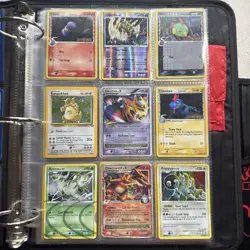 Pokemon TCG Card Lot Binder 108 Cards Charizard giratina reverses & e reader - Image 3