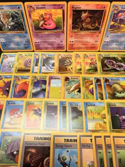Vintage Pokemon Fossil Set Starter Lot - 40 Cards - WOTC Base - Common Uncommon - Image 5