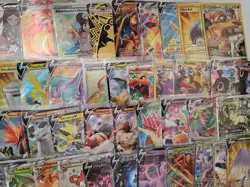 Pokemon Collection Huge ETB Lot Charizard Ex/VMAX 275+ Cards + 25 Holo/R Sleeves - Image 4
