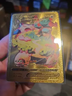Snorlax Vmax Gold Foil Fan Art Premium Vinyl Collector Card - Image 4
