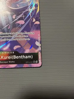 One Piece Card Game Mr. 2 Bon Kurei (Bentham) OP14-091 SR Alt Art English NM - Image 4