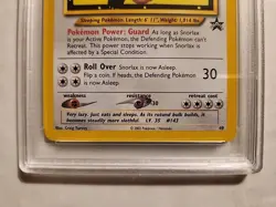 PSA 9 MINT Pokemon League Snorlax Z # 49 WOTC Black Star Promo Card 2002 - Image 3