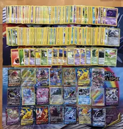 Vintage & Modern Pokemon Card Lot Holo Etc MP-Damaged Charizard Mewtwo 655+ - Image 1