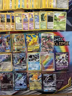 Vintage & Modern Pokemon Card Lot Holo Etc MP-Damaged Charizard Mewtwo 655+ - Image 2