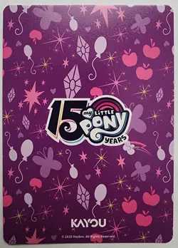 My Little Pony Trading Card 15 Years Applejack Kayou MLPME02-SGR-006L5 2025 Foil - Image 2