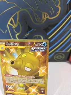Octillery 178/163 Pokemon Card Battle Styles Gold Secret Rare Near Mint#11 - Image 3