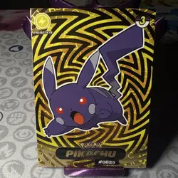Shadow Box hit Crystal Card Collection Pikachu NON-TCG Pokemon Card Nintendo - Image 1