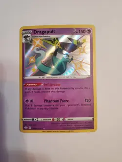Dragapult - SV062/SV122 - Pokemon Shining Fates Sword Shield Shiny Rare Card NM - Image 1