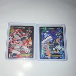 Pokemon TCG Groudon EX & Kyogre EX Holo Team Magma vs Team Aqua Lot - 2 Cards - Image 1