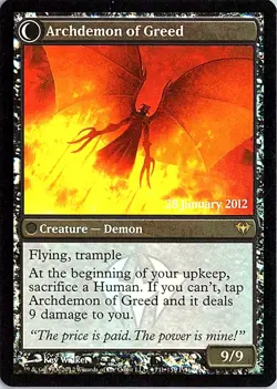 Ravenous Demon P Prerelease Cards 71 LP Foil Magic - Image 2