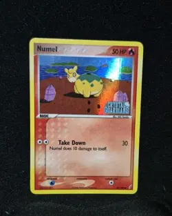 Pokemon Card - Numel Crystal Guardians Stamped 59/100 Reverse Holo - Image 1