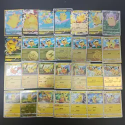 28*Lot Pokemon Trading Card Game TCG Pikachu Promo Chinese Poke Ball #34 KB72 - Image 1