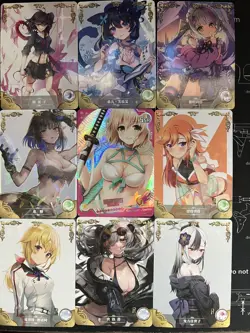 9 Sexy Anime Waifu Cards bulk - Image 1