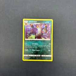 Umbreon 120/214 Lost Thunder Ultra Rare Exclusive Holo Pokemon Card - Image 1