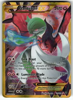 Gardevoir EX (Secret) 116/114 XY - Steam Siege HP Pokemon Card TCG - Image 1