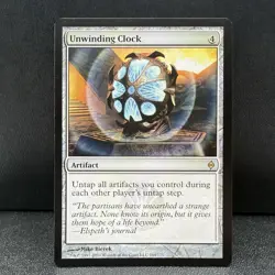 MTG Unwinding Clock 164/175 (LP) New Phyrexia NPH Magic MTG Artifact - Image 2