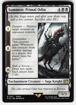 Summon: Primal Odin R FINAL FANTASY 121 NM - Image 1