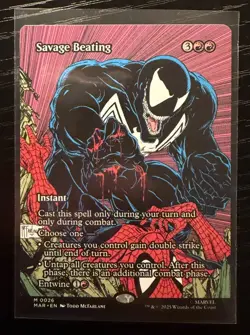 Magic: The Gathering Marvel Savage Beating Wizards Of The Coast Mint Condition - Image 1