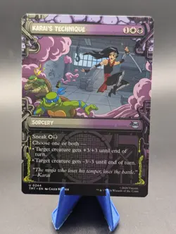 Karai's Technique (Showcase) #244 Teenage Mutant Ninja Turtles Foil - Image 1
