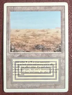 Scrubland - MtG Revised/3rd Ed. - Rare LP/MP 1994 (c2) - Image 2