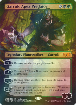 MTG Garruk, Apex Predator Borderless Foil ** Mythic Edition ** English - Image 1