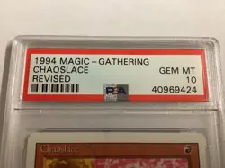 MTG Revised CHAOSLACE PSA 10 (9424) Graded Power - Image 3