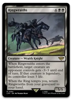 Ringwraiths #284 (NM) Lord of the Rings LTR Magic MTG - Image 1