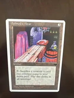 MTG LP ASHNOD'S ALTAR Chronicles Vintage 1995 Commander EDH Artifact Legacy - Image 4