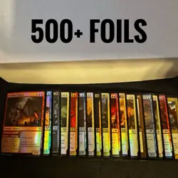500+ MTG Foil Commons & Uncommons Bulk Lot | Mixed Sets | Commander / Cube - Image 1