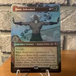 Avatar: The Last Airbender Bumi, Unleashed 0348 5/4 showcase foil - Image 1