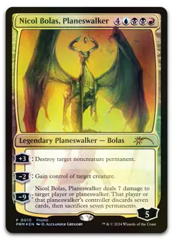 Nicol Bolas, Planeswalker #10 (Foil) NM Unique and Miscellaneous Promos - Image 1