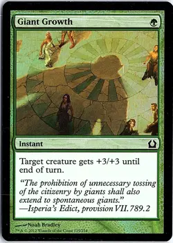 Giant Growth C Return to Ravnica 125 LP Foil Magic - Image 1