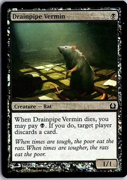 Drainpipe Vermin C Return to Ravnica 66 LP Foil Magic - Image 1